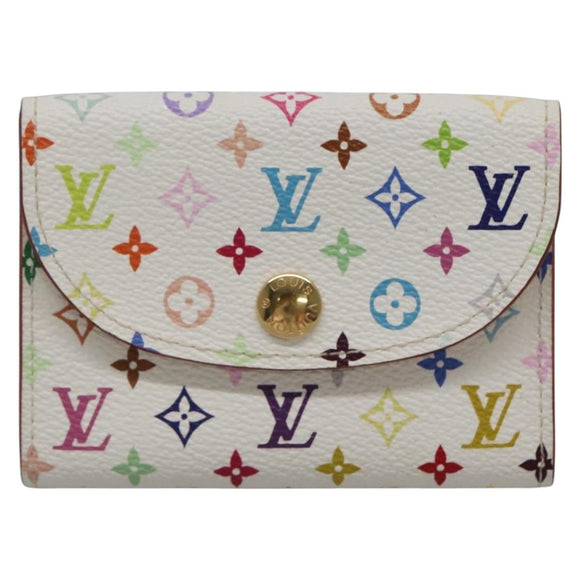LOUIS VUITTON Monogram Multicolor Anvelop Cult De Vuitto M66557 LV Auth 142360