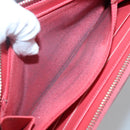 CHANEL Matelasse Long Wallet Caviar Skin Pink Gold CC Auth 142363-18