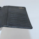 CHANEL Matelasse Long Wallet Lamb Skin Black Gold CC Auth 142368-18