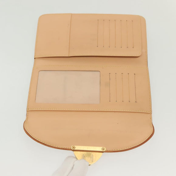 LOUIS VUITTON Multicolor Portefeuille Eugenie Wallet White M60053 LV Auth 142374