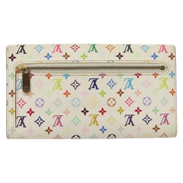 LOUIS VUITTON Multicolor Portefeuille Eugenie Wallet White M60053 LV Auth 142374 - 0
