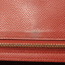 HERMES Beansufla Wallet Leather Brown Gold Auth 142375-17