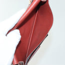 HERMES Beansufla Wallet Leather Brown Gold Auth 142375-19