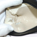 CHANEL Pouch Caviar Skin Black Gold CC Auth 142376-16