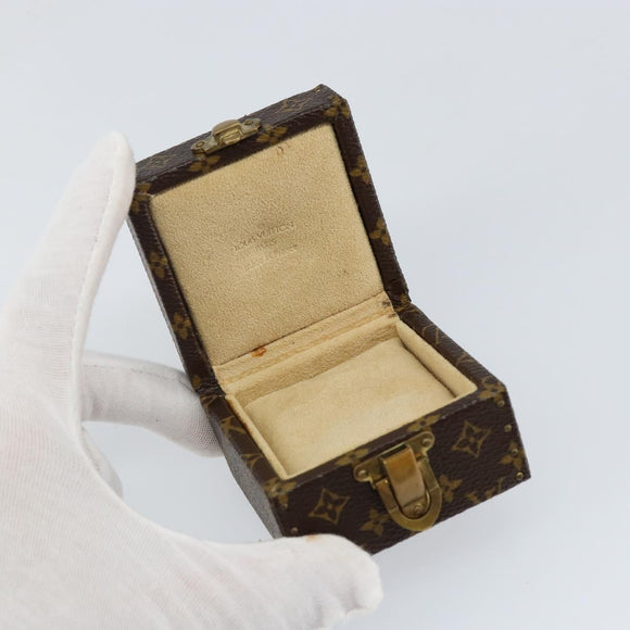 LOUIS VUITTON Monogram Eccrine Declaration Jewelry Box M21010 LV Auth 142380V