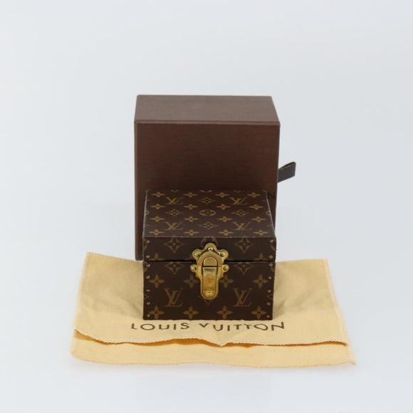 LOUIS VUITTON Monogram Eccrine Declaration Jewelry Box M21010 LV Auth 142381V