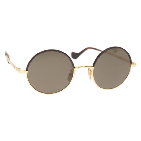 LOEWE Sunglasses metal Gold Tone LW40058U Auth 142384M