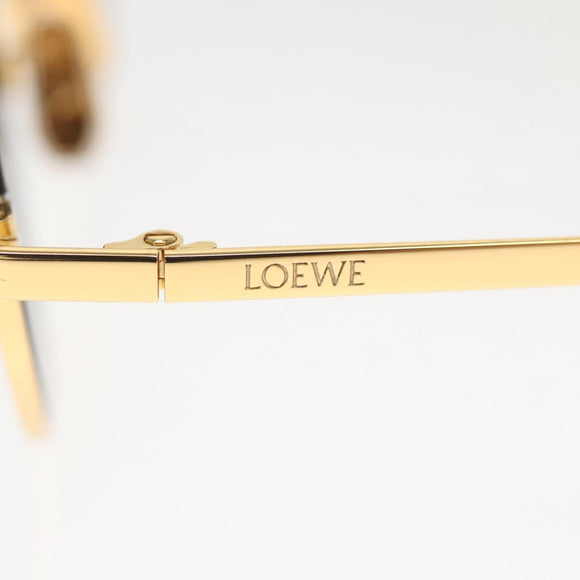 LOEWE Sunglasses metal Gold Tone LW40058U Auth 142384M