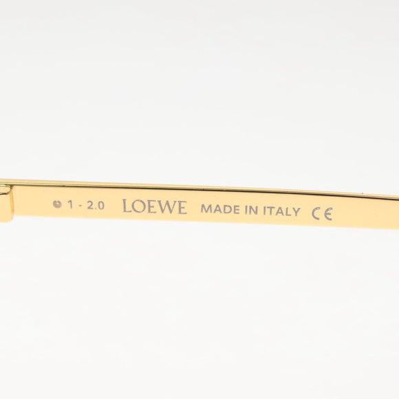 LOEWE Sunglasses metal Gold Tone LW40058U Auth 142384M