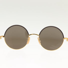 LOEWE Sunglasses metal Gold Tone LW40058U Auth 142384M - 0