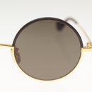 LOEWE Sunglasses metal Gold Tone LW40058U Auth 142384M-4