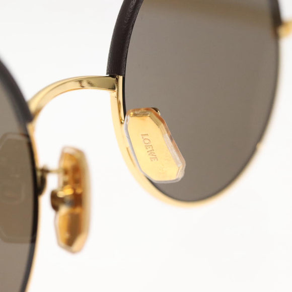 LOEWE Sunglasses metal Gold Tone LW40058U Auth 142384M