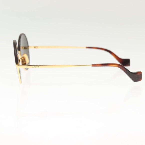 LOEWE Sunglasses metal Gold Tone LW40058U Auth 142384M