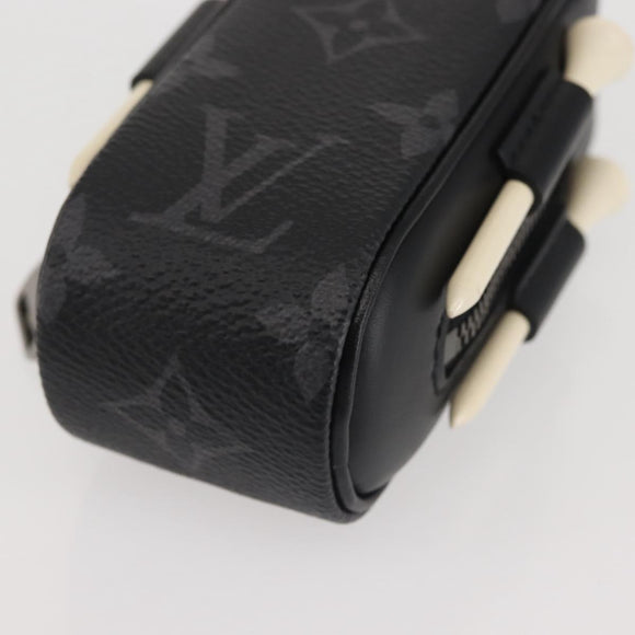 LOUIS VUITTON Monogram Eclipse Set Golf Andrews Bag Charm GI0344 LV Auth 142385