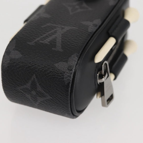 LOUIS VUITTON Monogram Eclipse Set Golf Andrews Bag Charm GI0344 LV Auth 142385