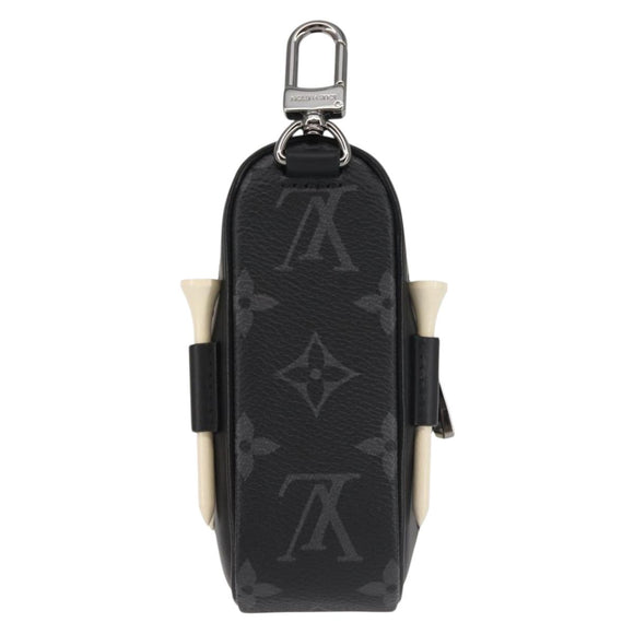 LOUIS VUITTON Monogram Eclipse Set Golf Andrews Bag Charm GI0344 LV Auth 142385