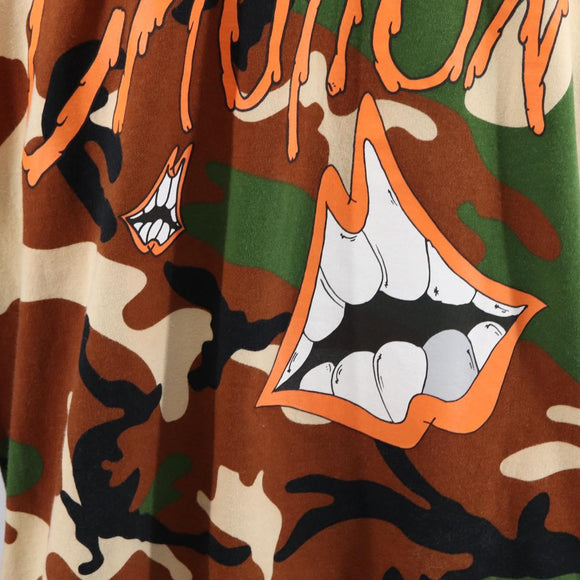 Chrome Hearts 22 Stainless Steel PRO Caution Matty Boy Long Sleeved Auth 142395M