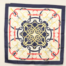 HERMES Carre 90 Scarf ""Eperon d'or"" Silk Navy Auth 142397-15