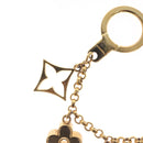 LOUIS VUITTON Fleur de Monogram Charm metal Gold Tone M65111 LV Auth 142400-10