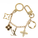 LOUIS VUITTON Fleur de Monogram Charm metal Gold Tone M65111 LV Auth 142400-6