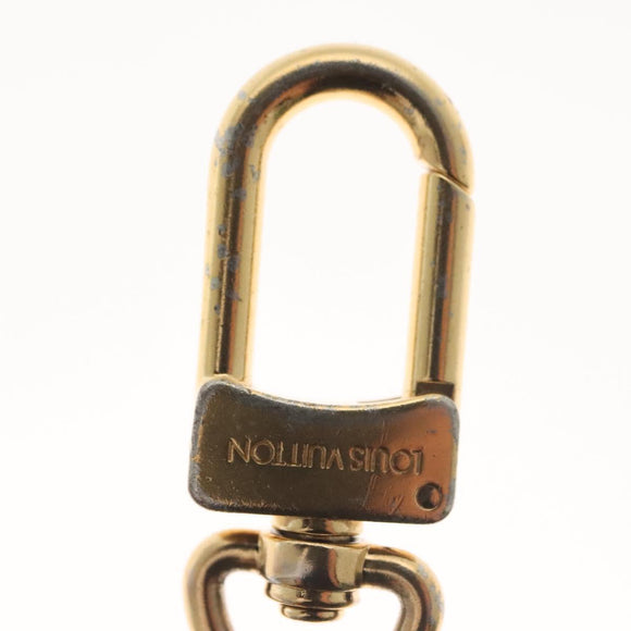 LOUIS VUITTON Monogram Blooming Flower Charm metal Gold M63084 LV Auth 142401