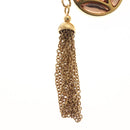 LOUIS VUITTON Porte Cles Ice Flower Charm metal Gold Tone M66780 LV Auth 142402V-4