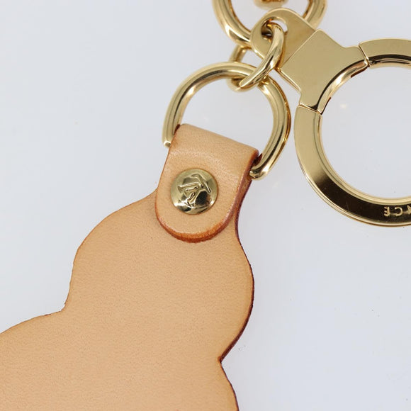 LOUIS VUITTON Takashi Murakami Porte Cles Panda Charm Beige M62637 Auth 142403V