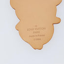 LOUIS VUITTON Takashi Murakami Porte Cles Panda Charm Beige M62637 Auth 142403V-10