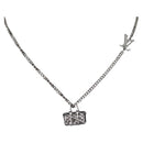 LOUIS VUITTON Collier LV Keepall Necklace metal Silver M00914 LV Auth 142404M-1