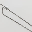LOUIS VUITTON Collier LV Keepall Necklace metal Silver M00914 LV Auth 142404M-14
