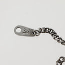LOUIS VUITTON Collier LV Keepall Necklace metal Silver M00914 LV Auth 142404M-15