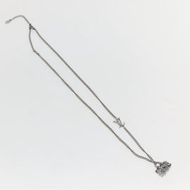 LOUIS VUITTON Collier LV Keepall Necklace metal Silver M00914 LV Auth 142404M - 0