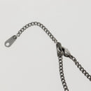 LOUIS VUITTON Collier LV Keepall Necklace metal Silver M00914 LV Auth 142404M-7
