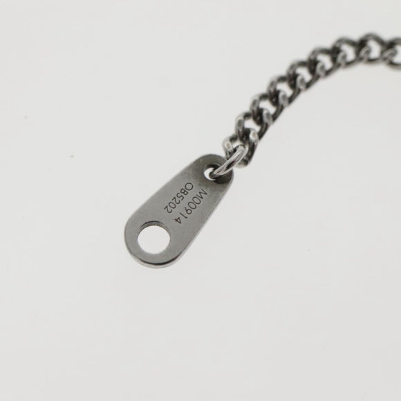 LOUIS VUITTON Collier LV Keepall Necklace metal Silver M00914 LV Auth 142404M