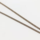 LOUIS VUITTON Collier Printed Initials LV Wood Necklace Gold MP2780 Auth 142405M-13