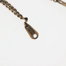 LOUIS VUITTON Collier Printed Initials LV Wood Necklace Gold MP2780 Auth 142405M-11