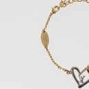 LOUIS VUITTON Brassle Heart Falling in Love Bracelet Gold M00466 LV Auth 142406M-13