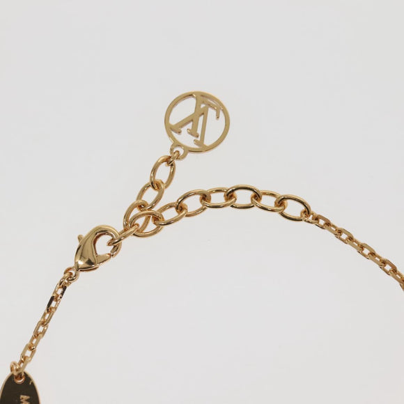 LOUIS VUITTON Brassle Heart Falling in Love Bracelet Gold M00466 LV Auth 142406M