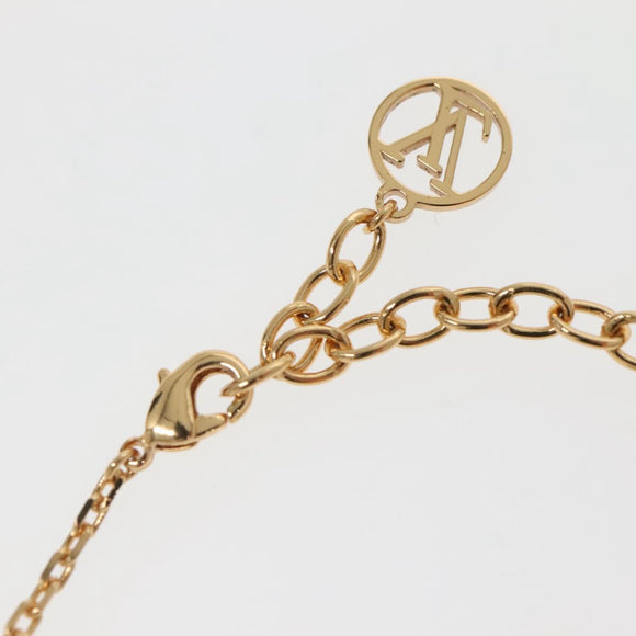 LOUIS VUITTON Brassle Heart Falling in Love Bracelet Gold M00466 LV Auth 142406M