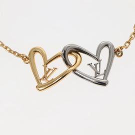 LOUIS VUITTON Brassle Heart Falling in Love Bracelet Gold M00466 LV Auth 142406SAM - 0