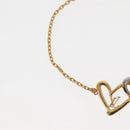 LOUIS VUITTON Brassle Heart Falling in Love Bracelet Gold M00466 LV Auth 142406M-3