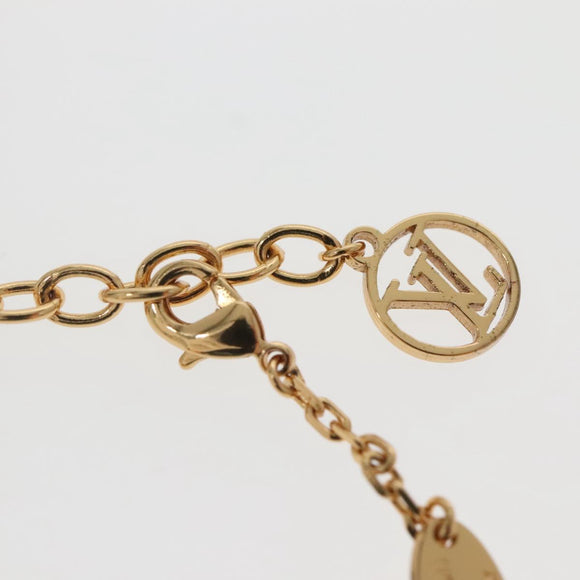 LOUIS VUITTON Brassle Heart Falling in Love Bracelet Gold M00466 LV Auth 142406M
