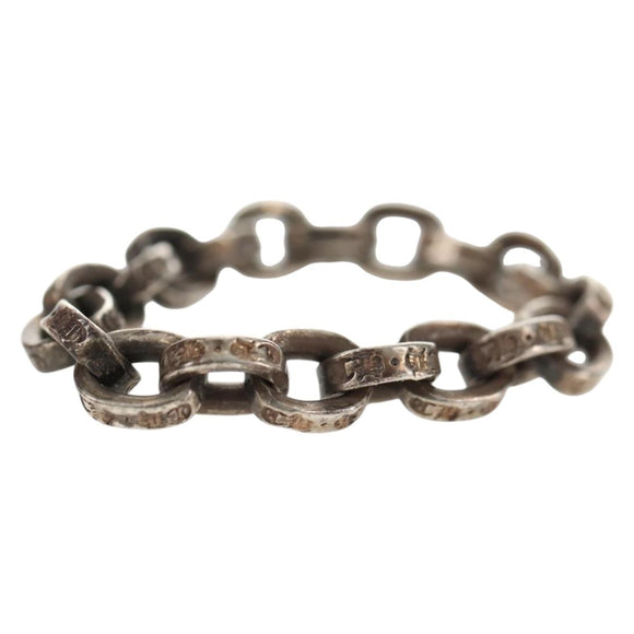 Chrome Hearts Paper Chain Ring Ag925 Silver Auth 142407M