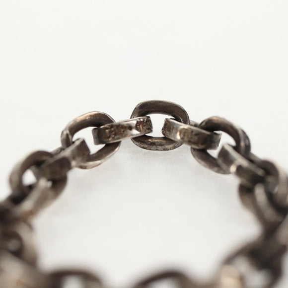 Chrome Hearts Paper Chain Ring Ag925 Silver Auth 142407M