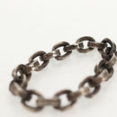 Chrome Hearts Paper Chain Ring Ag925 Silver Auth 142407M-7