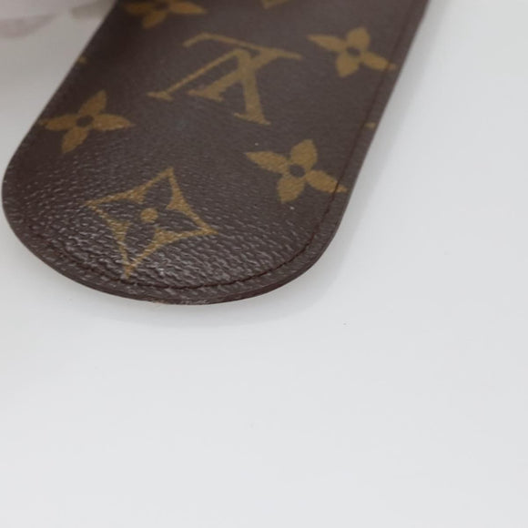 LOUIS VUITTON Monogram Etui Stilo Pen Case M62990 LV Auth 142418