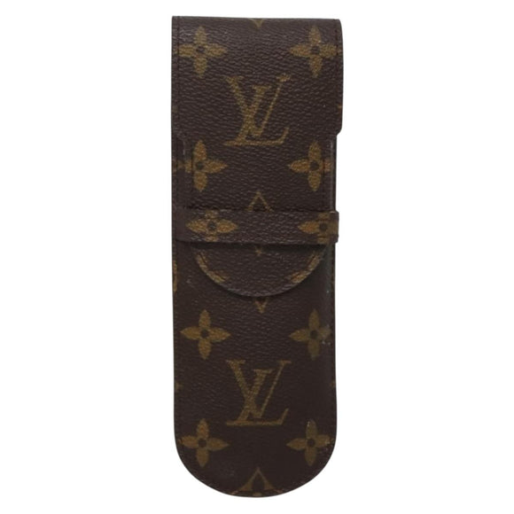LOUIS VUITTON Monogram Etui Stilo Pen Case M62990 LV Auth 142418