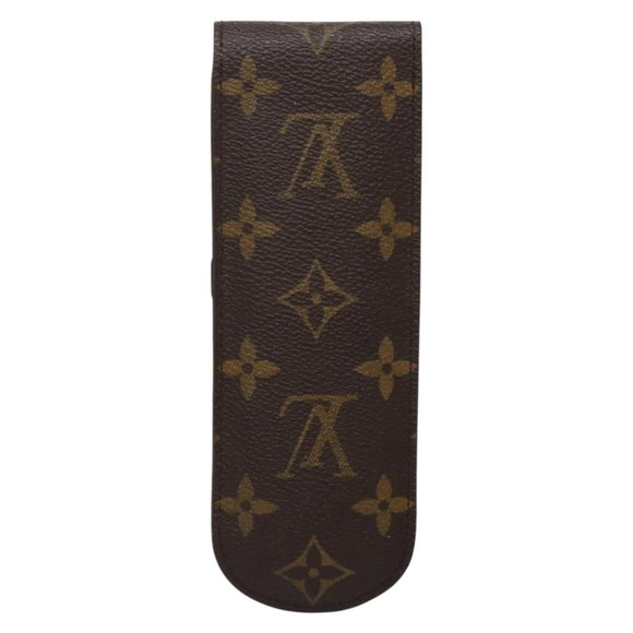 LOUIS VUITTON Monogram Etui Stilo Pen Case M62990 LV Auth 142418