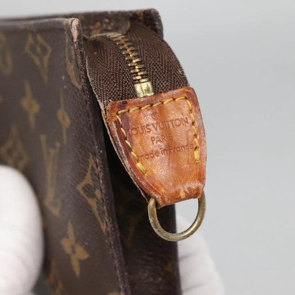 LOUIS VUITTON Monogram Bucket PM Accessory Pouch LV Auth 142421