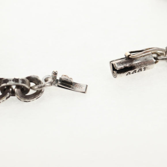 Chrome Hearts Paper Chain Necklace Ag925 18 inches Silver Auth 142426M